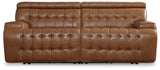 3-Piece Power Reclining Sectional Loveseat with Console