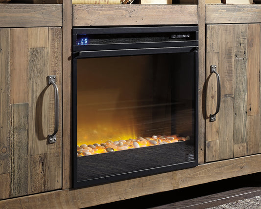 Bradenton Furniture Outlet - Ashley Furniture - Entertainment Accessories Electric Fireplace Insert - Electric Fireplace Insert / Black - W100-02
