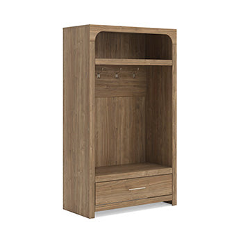 Bradenton Furniture Outlet - Ashley Furniture - Dovander Hall Tree with Storage Bench - Hall Tree with Storage Bench - W1121-79