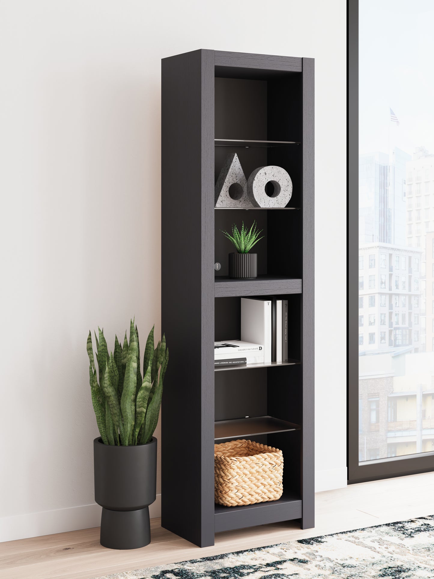 Bradenton Furniture Outlet - Ashley Furniture - Cayberry Entertainment Center - Pier / Black - W2721-24