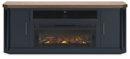 Landocken 83" TV Stand with Electric Fireplace