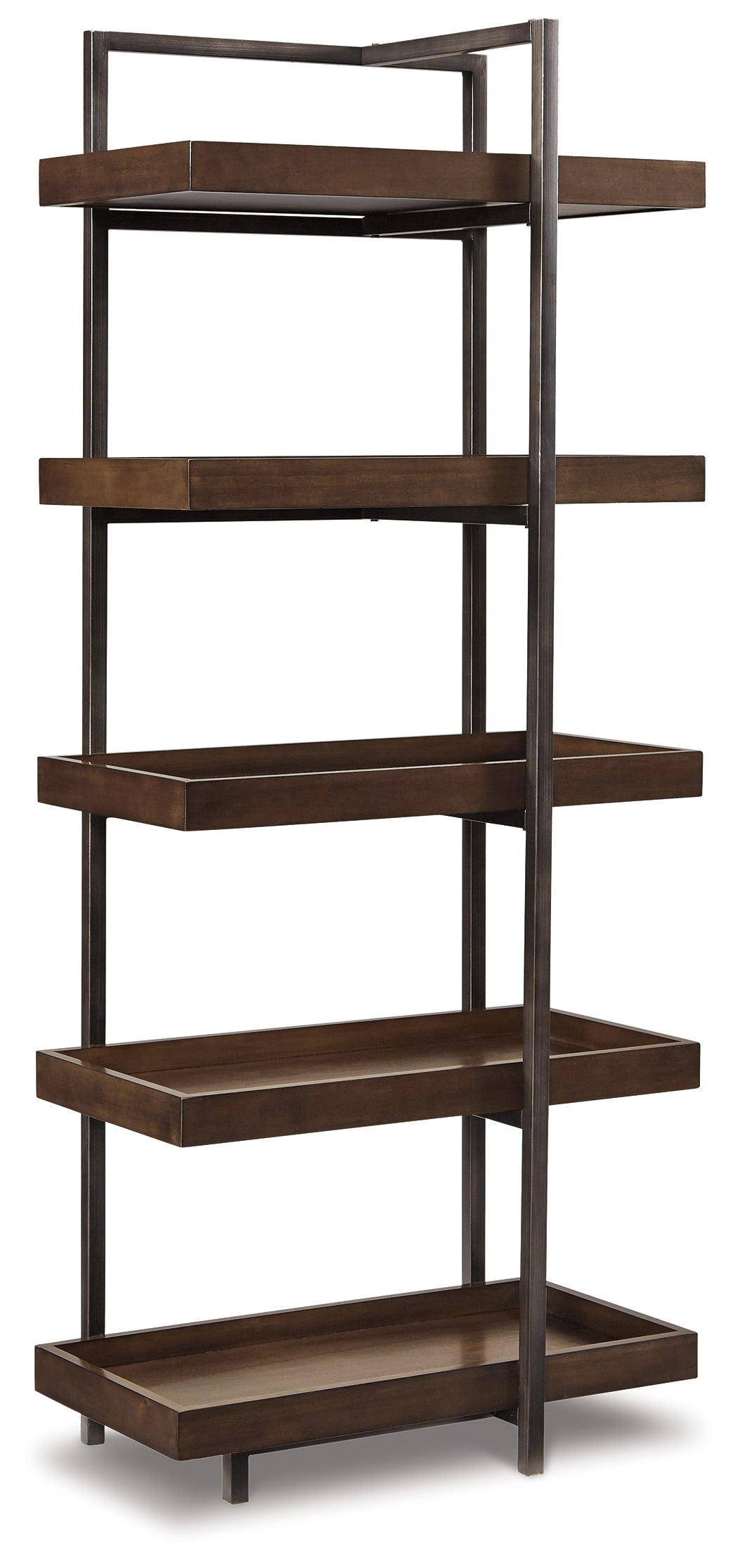 Bradenton Furniture Outlet - Ashley Furniture - Starmore Entertainment Center - Left or Right Pier / Brown/Gunmetal - W633-34