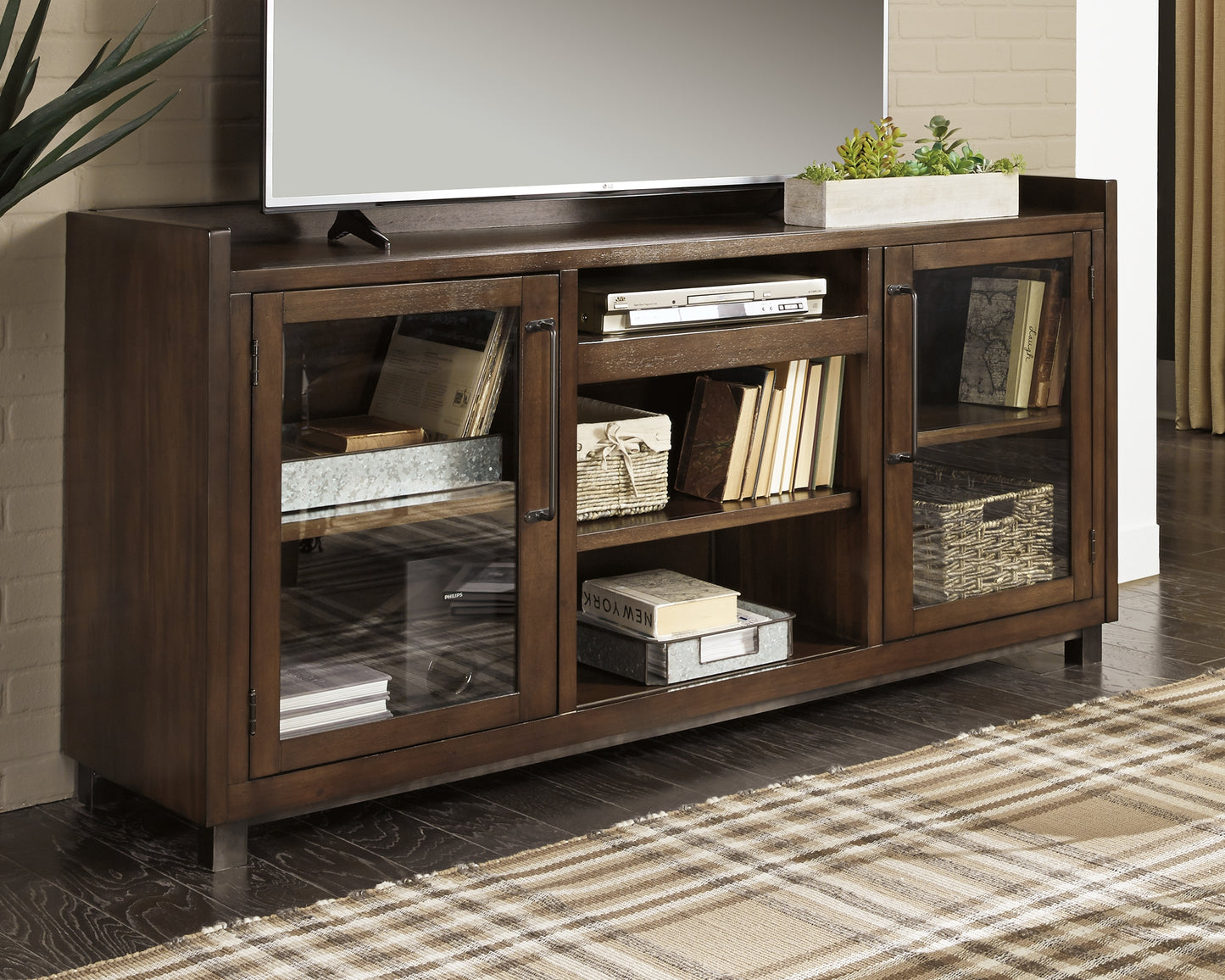 Bradenton Furniture Outlet - Ashley Furniture - Starmore 70" TV Stand - 70" / Brown - W633-68