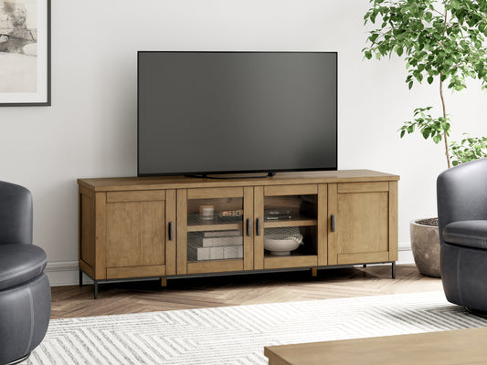 Bradenton Furniture Outlet - Ashley Furniture - Torlanta 72" TV Stand - 72" / Brown - W686-68