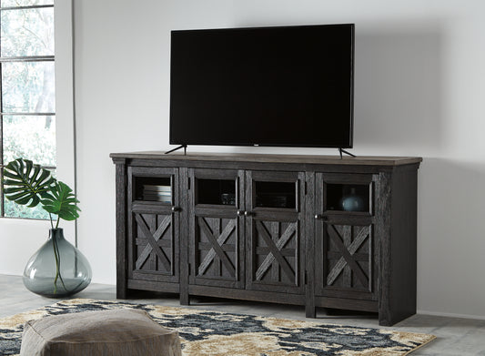 Bradenton Furniture Outlet - Ashley Furniture - Tyler Creek 74" TV Stand - 74" / Black/Gray - W736-68