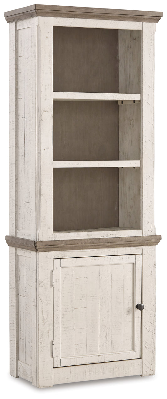 Bradenton Furniture Outlet - Ashley Furniture - Havalance Left Pier Cabinet - Left Pier Cabinet / Two-tone - W814-33