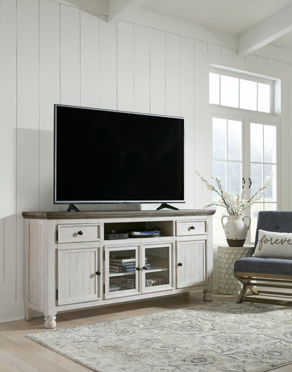 Bradenton Furniture Outlet - Ashley Furniture - Havalance TV Stand - TV Stand / Two-tone - W814-68