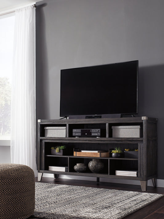 Bradenton Furniture Outlet - Ashley Furniture - Todoe 65" TV Stand - 65" / Gray - W901-68